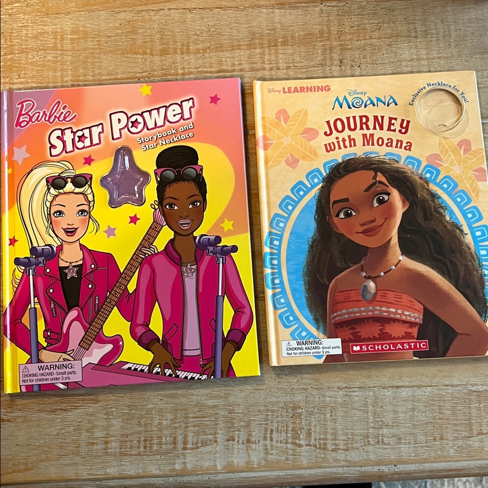 Barbie and Moana Storybooks